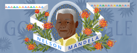 Doodle Mandela - Oggi avrebbe compiuto 96 anni