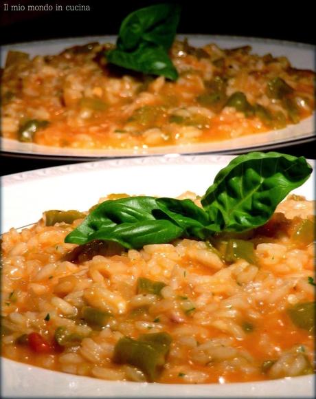 RISOTTO con peperoni FRIGGITELLI e provola affumicata