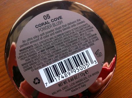 MILANI: powder blush 05 CORAL COVE