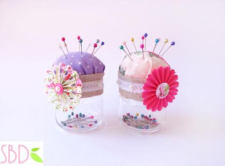 Tutorial: Porta e Puntaspilli con riciclo - Pincushion with recycle material