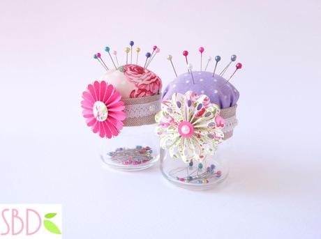 Tutorial: Porta e Puntaspilli con riciclo - Pincushion with recycle material