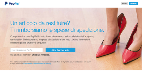 Rimborso spese di restituzione da PayPal