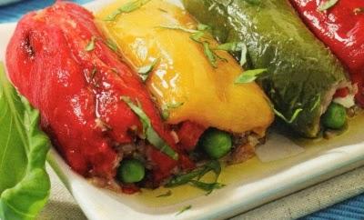 La cucina vegana: Peperoni ripieni di riso e Tempeh