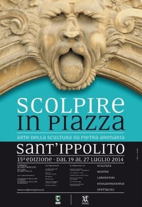 Manifesto Scolpire in Piazza 2014