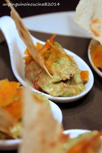 Pane carasau con guacamole e bottarga di muggine