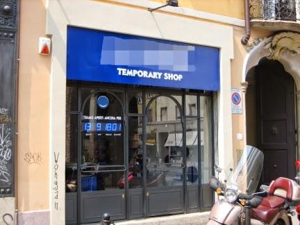 Che cos'è il Temporary Shop?