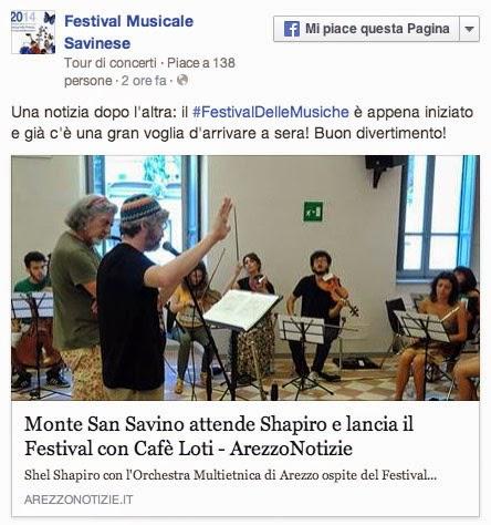 A Monte San Savino è Festival delle Musiche