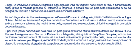 Dove -  Piacere Avvolgente Crema di Pistacchio e Magnolia