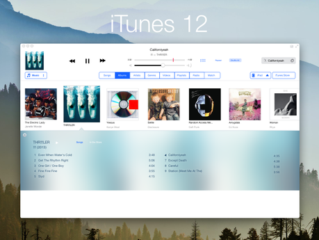 Apple rilascia anche iTunes 12