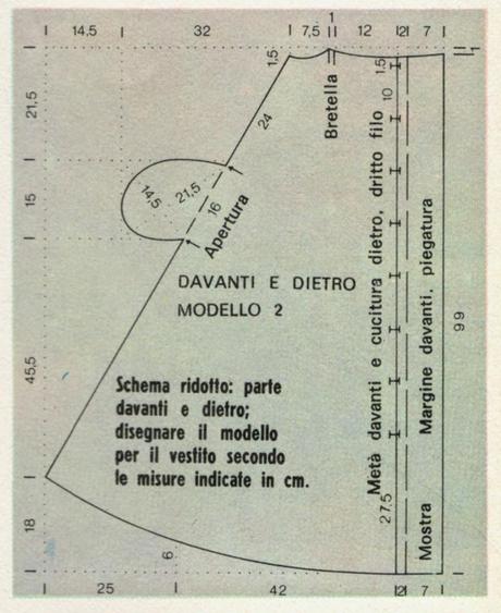 Cucire vestiti ampi, scollati con bretelle