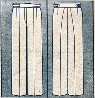 Cucire pantaloni lunghi classici