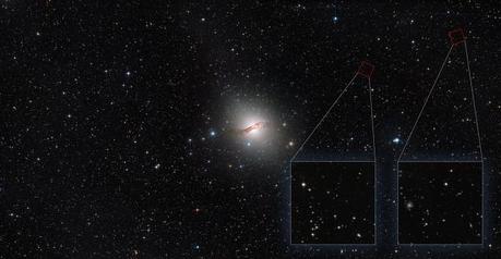 Centaurus A halo annotated