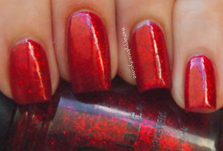 [Birthstone Challenge] #7 July: Ruby China Glaze Ruby Pumps (Heavy Pics)