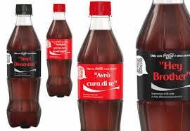Novità dal colosso Coca Cola: #dilloconunacanzone