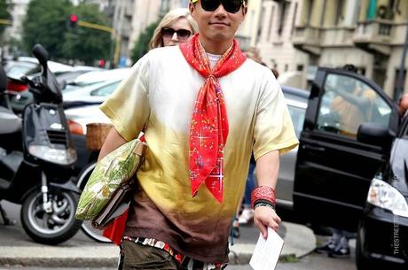 In the Street...Attached Bandana and Foulard