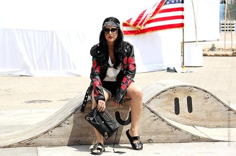 In the Street...Attached Bandana and Foulard