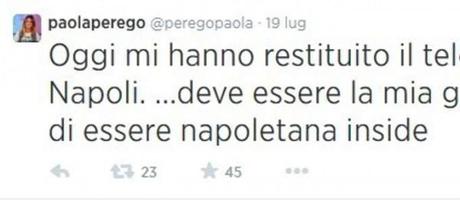 Tweet Paola Perego