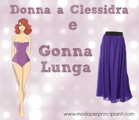 Abbinare la Gonna Lunga per la Donna Clessidra