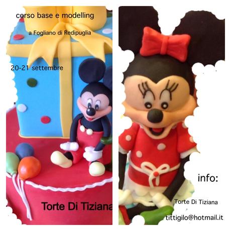 CORSO DI CAKE DESIGN AFOGLIANO REDIPUGLIA 20 e 21 SETTEMBRE