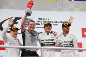 Rosberg, Bottas ed Hamilton sul podio del Gp di Germania 2014