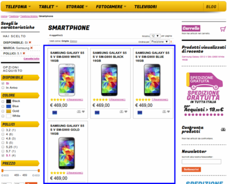 Smartphone   Telefonia Mobile   Telefonia   5.1   samsung   1 offerta samsung galaxy s5  Gli Stockisti  Smartphone  cellulari  tablet  accessori telefonia  dual sim e tanto altro