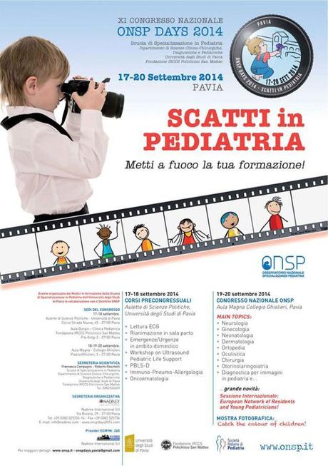 A Pavia il XI Congresso Nazionale degli specializzandi di pediatria: lezioni, corsi e scatti fotografici