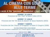 Secondo appuntamento Cinema gusto” alle Terme