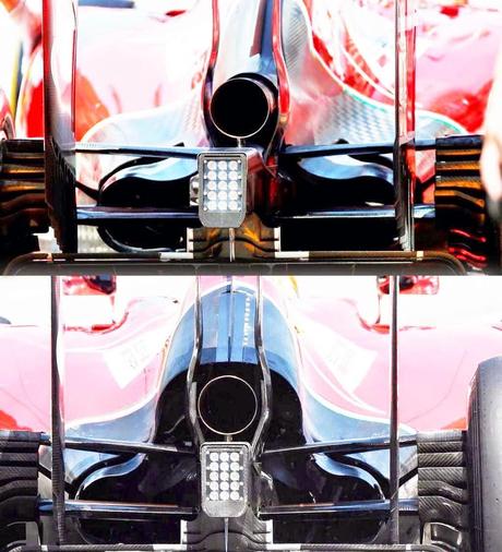 L'evoluzione aerodinamica (ASSENTE) della F14 T dall'inizio della stagione