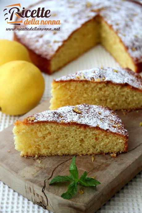 Ricetta torta caprese limone