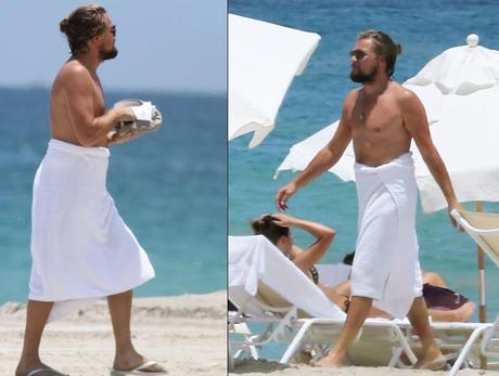 Leonardo Di Caprio grasso e sfatto in vacanza a Miami: che bel paio di tette! Le foto
