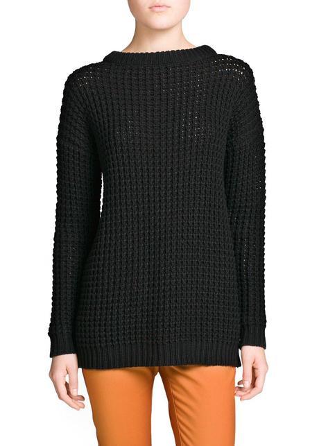 Ho voglia di… maglioncini! MANGO-PULLOVER-black-SS14