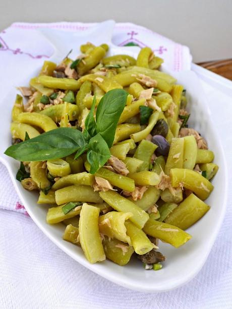 Insalata piccante di fagiolini bianchi