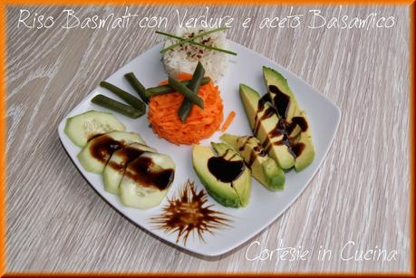 Insalata con riso basmati ed avocado