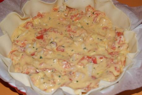 Torta salata di mare