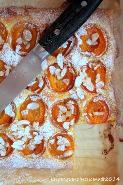 Tarte alle albicocche con crema alle mandorle