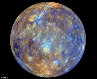 Mercurio ripreso dalla sonda Messenger. Crediti: NASA
