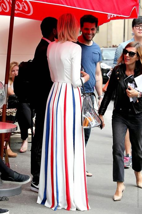 In the Street...Vive la france...Flag of French inspiration