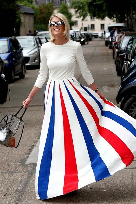 In the Street...Vive la france...Flag of French inspiration