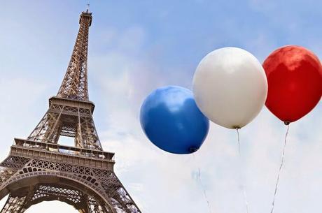 In the Street...Vive la france...Flag of French inspiration