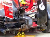 Ferrari generatori vortice nell'estrattore Silverstone