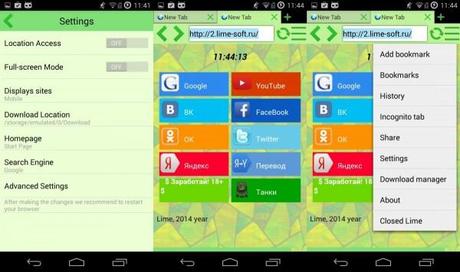 download4 600x355 Lime 2 Web Browser: un browser minimale per Android applicazioni  play store google play store 