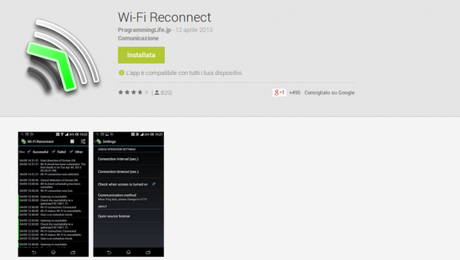 Wi Fi Reconnect App Android su Google Play 600x340 Wi Fi Reconnect: utility per non perdere il segnale Wifi applicazioni  