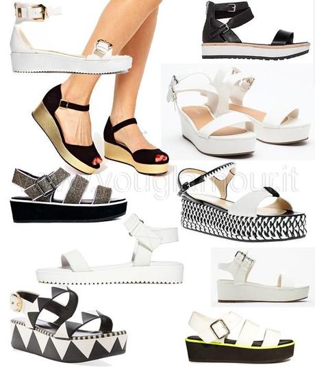 Sandali flatform: la mezza misura che fa tendenza