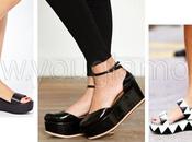 Sandali flatform: mezza misura tendenza