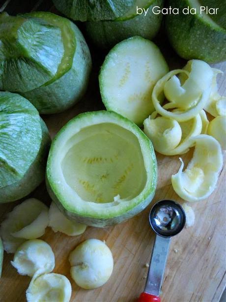 ZUCCHINE TONDE RIPIENE DI MIGLIO DORATO