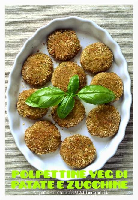 Polpette vegan di zucchine e patate crude