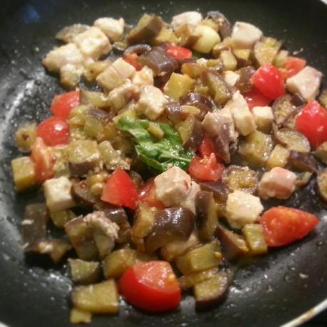 Tortiglioni spada e melanzane