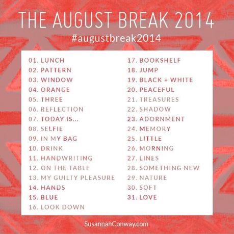 * Photo Project: * The August Break 2014 by Susanna Conway