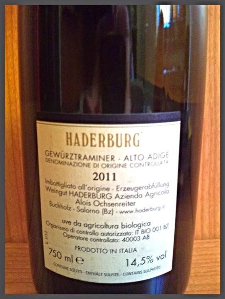 Südtiroler Gewürztraminer Doc Hausmannhof  2011 - Haderburg