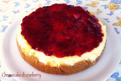 CHEESECAKE CON CRANBERRY